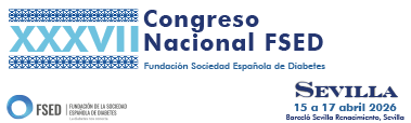 XXXVII Congreso Nacional de la Fundación de la Sociedad Española de Diabetes (FSED) . 15 al 17 de Abril 2026. Sevilla